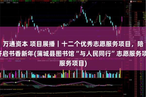 万通资本 项目展播｜十二个优秀志愿服务项目，陪你开启书香新年(蒲城县图书馆“与人民同行”志愿服务项目)